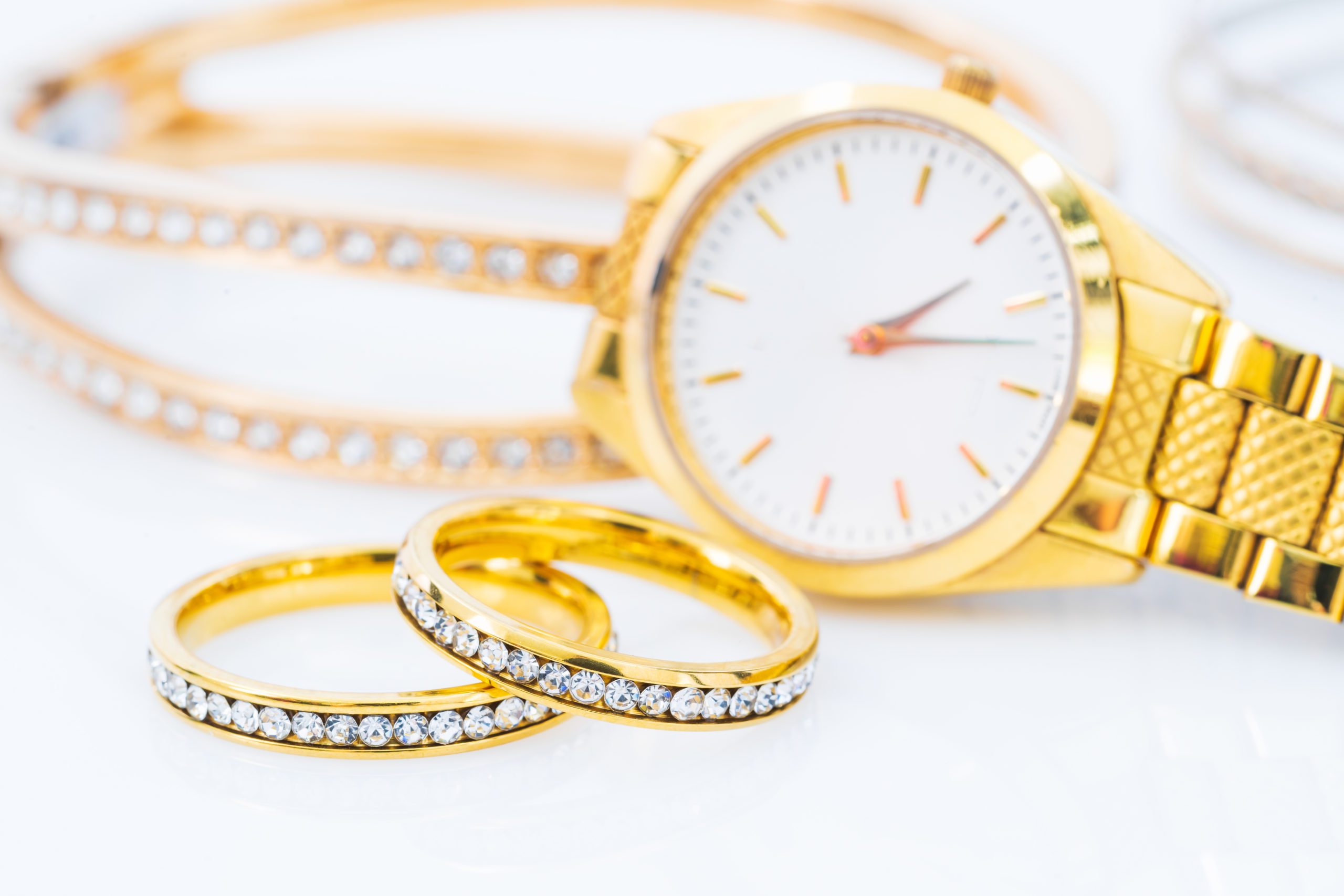 Gold Jewelry, Luxury Watch